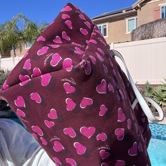 Gucci Heart Tote Limited Edition bordeaux and pink with COA - Picture 12 of 17